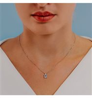 Halskette Comete Dame Fantasia Di Acquamarina in Gold GLQ278 - GLQ278